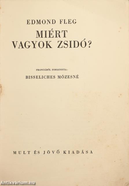 Miért vagyok zsidó?