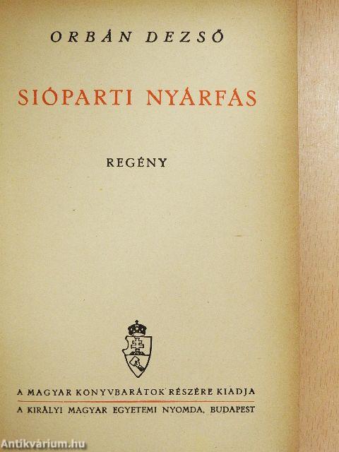 Sióparti nyárfás