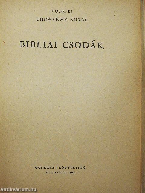 Bibliai csodák