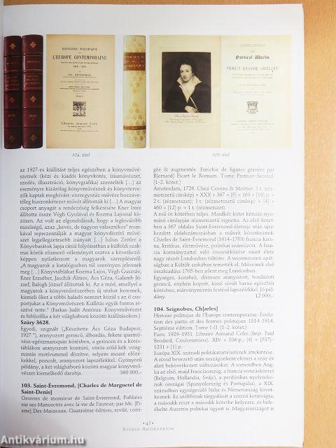 Studio Antikvárium 40. árverés