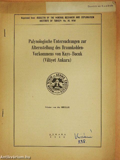 Palynologische Untersuchungen zur Altersstellung des Braunkohlen-Vorkommens von Kayi-Bucuk
