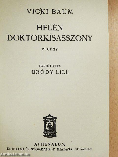 Helén doktorkisasszony