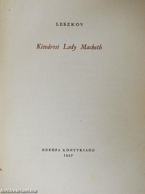 Kisvárosi Lady Macbeth