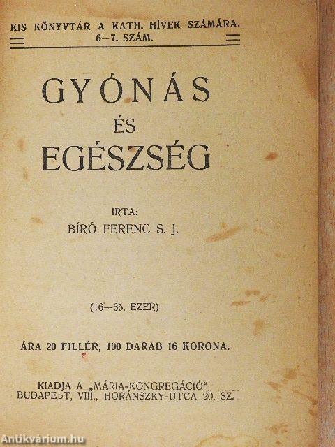 Gyónás és egészség