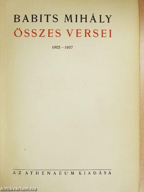 Babits Mihály összes versei