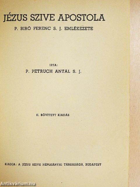 Jézus szive apostola