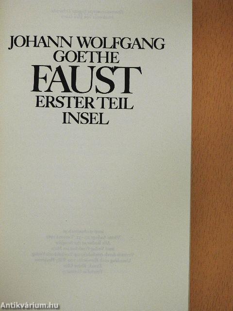 Faust I.