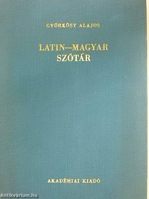 Latin-magyar szótár