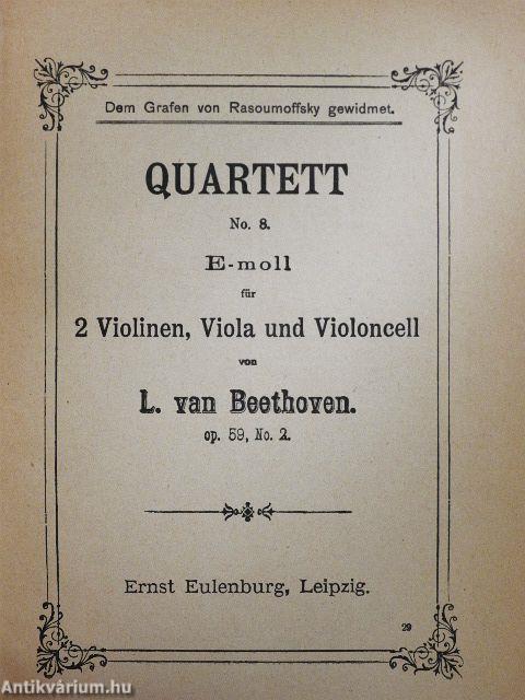 Quartett No.8. E-moll