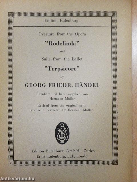 Overture from the Opera "Rodelinda" and Suite from the Ballet "Terpsicore"