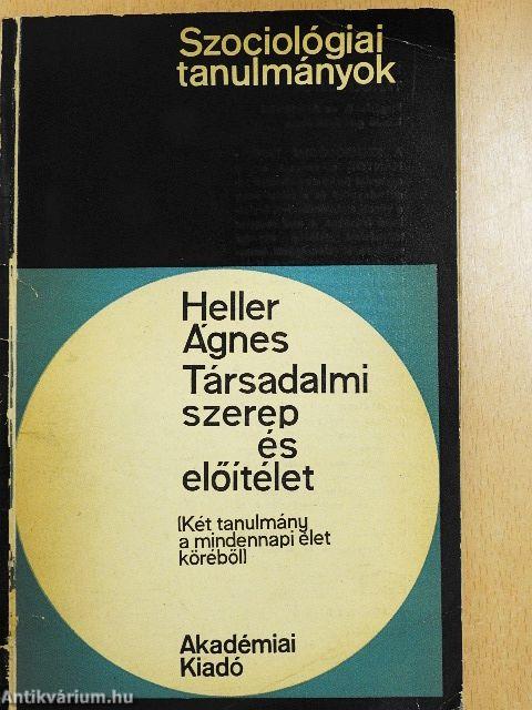 Társadalmi szerep és előítélet
