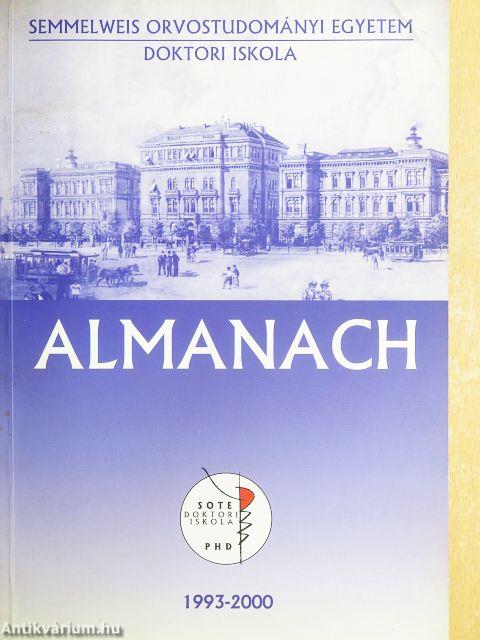 Semmelweis Orvostudományi Egyetem Doktori Iskola Almanach 1993-2000