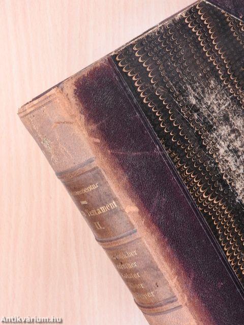 Hand-Commentar zum Neuen Testament II/1-2.