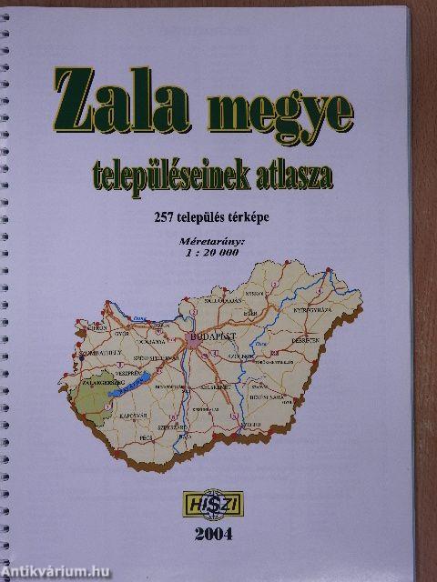 Zala megye településeinek atlasza