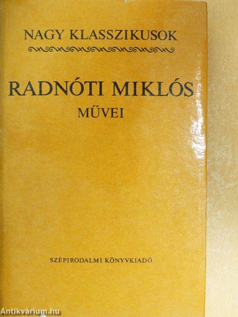 Radnóti Miklós művei