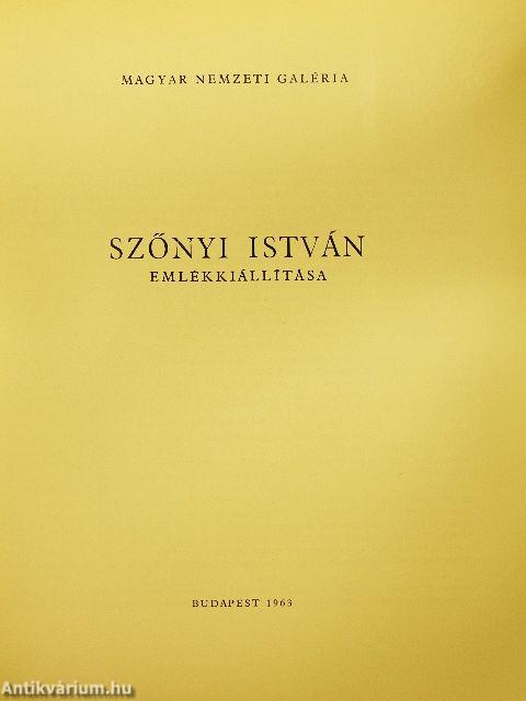 Szőnyi István emlékkiállítása