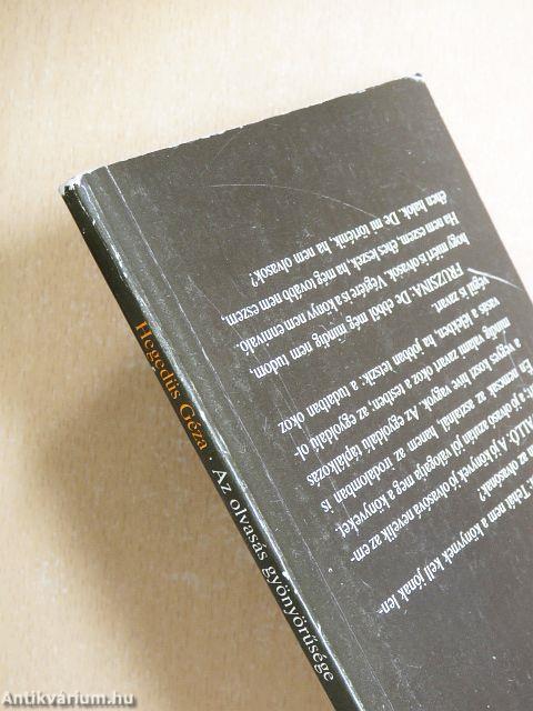 Az olvasás gyönyörűsége