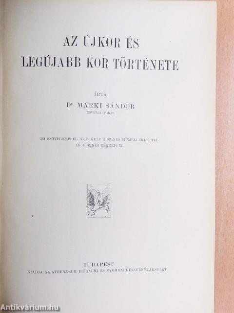 Az újkor és legújabb kor története