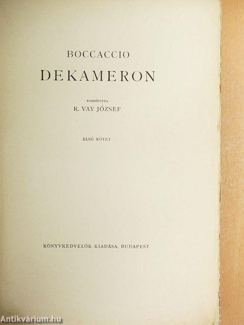 Dekameron I-III.