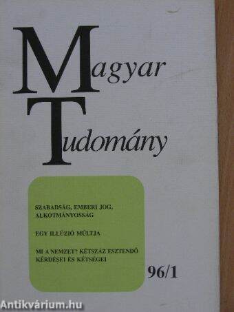 Magyar Tudomány 1996. január