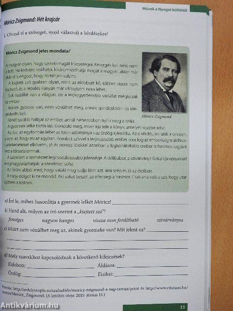 Irodalom munkafüzet 8.