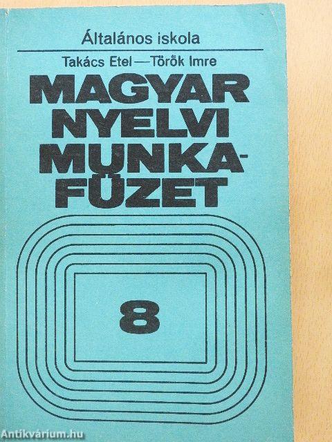 Magyar nyelvi munkafüzet 8.
