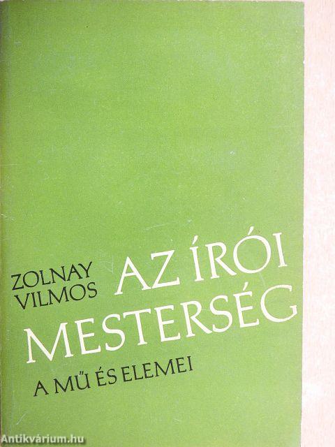 Az írói mesterség
