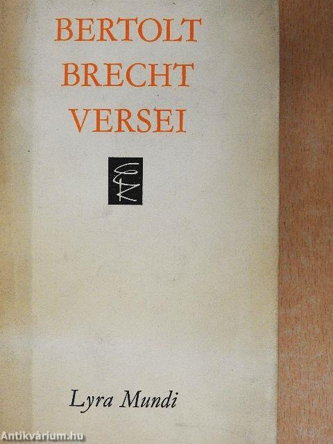 Bertolt Brecht versei