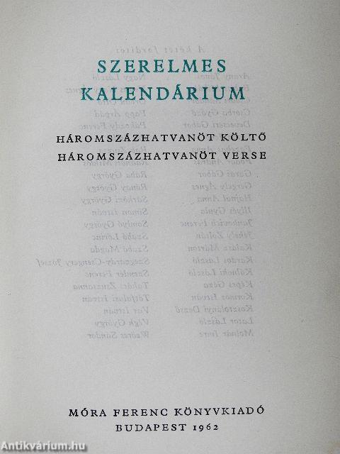 Szerelmes kalendárium