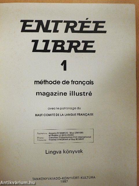 Entrée libre 1/I.