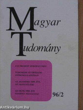 Magyar Tudomány 1996. február