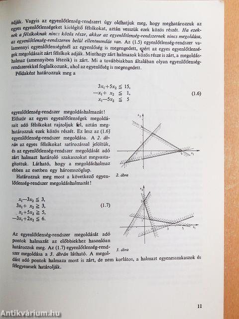 Lineáris programozási gyakorlatok