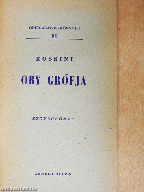 Rossini: Ory grófja