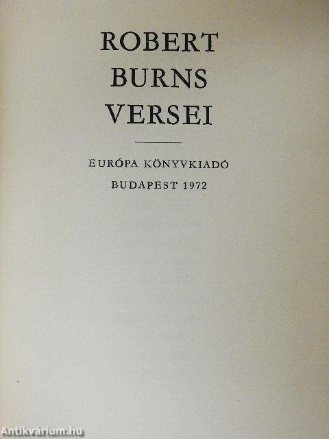 Robert Burns versei