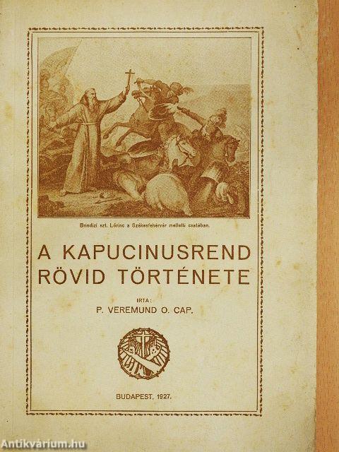 A kapucinus rend rövid története