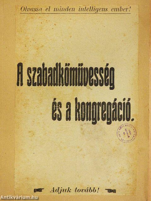 A szabadkőművesség és a kongregáció