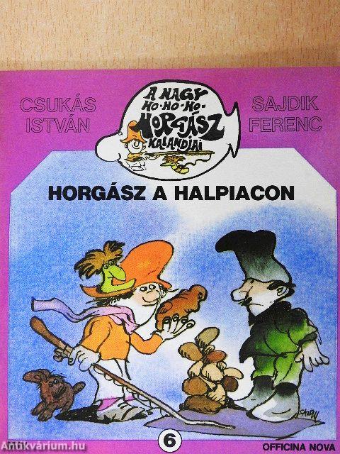 Horgász a halpiacon