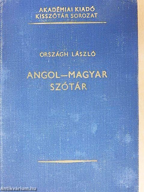 Angol-magyar szótár