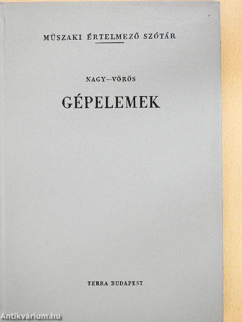 Gépelemek