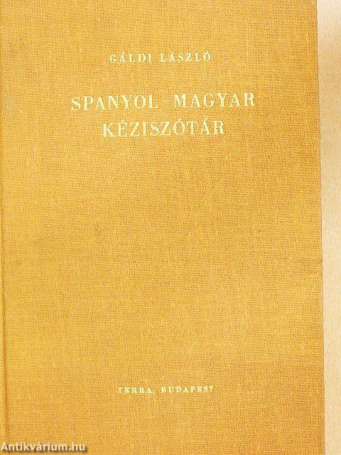 Spanyol-magyar kéziszótár