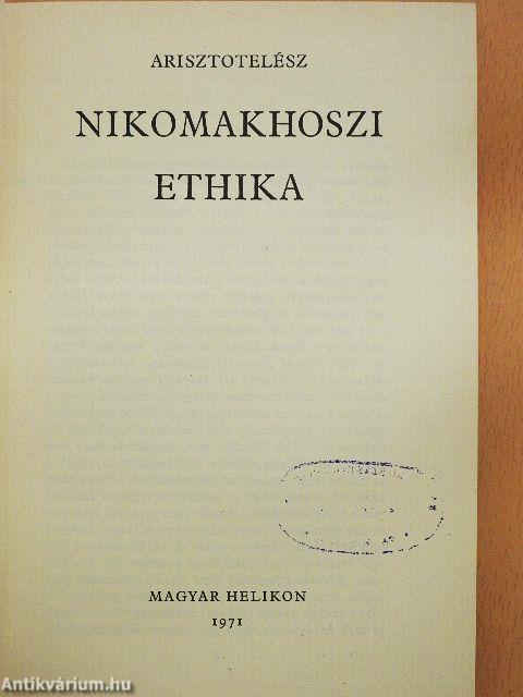 Nikomakhoszi ethika