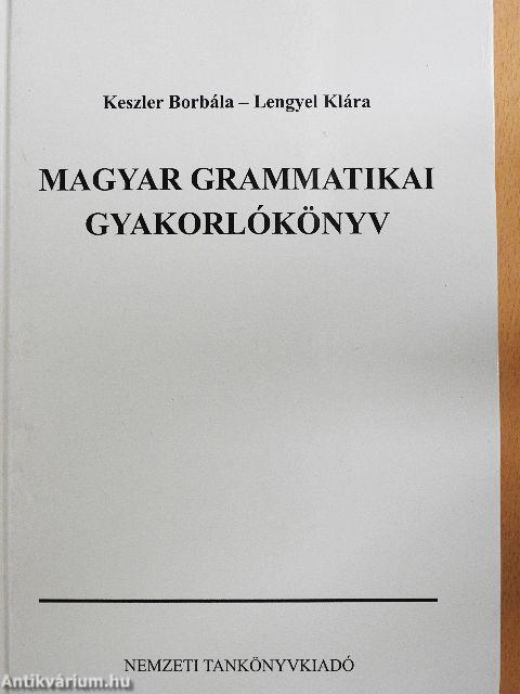 Magyar grammatikai gyakorlókönyv