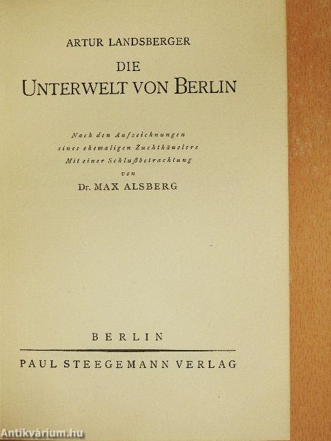 Die Unterwelt von Berlin