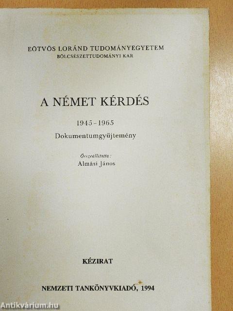 A német kérdés