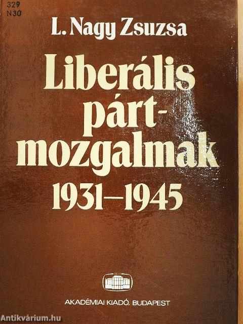 Liberális pártmozgalmak