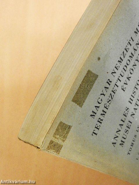 Magyar Nemzeti Múzeum-Természettudományi Múzeum évkönyve 1963.