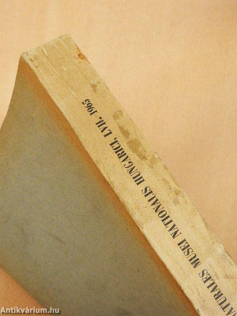 Annales Historico-Naturales Musei Nationalis Hungarici 1965.