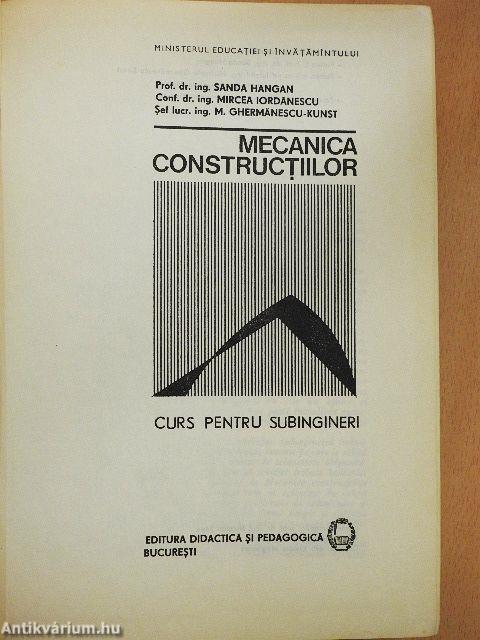 Mecanica Constructiilor