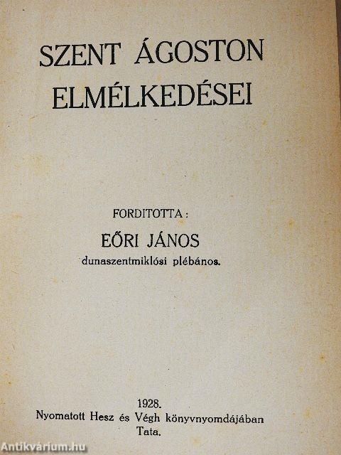 Szent Ágoston elmélkedései