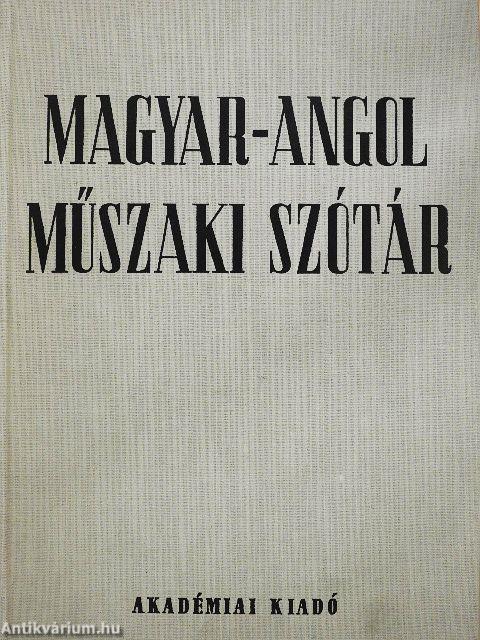 Magyar-angol műszaki szótár